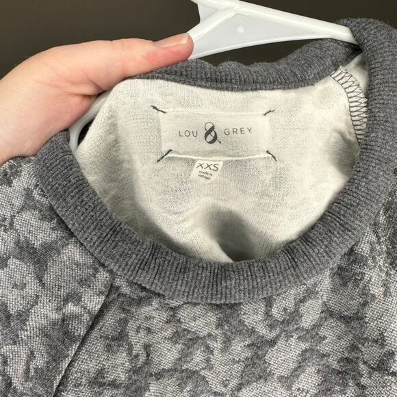 Lou & Grey Patterned Sweatshirt XXS - Picture 3 of 3